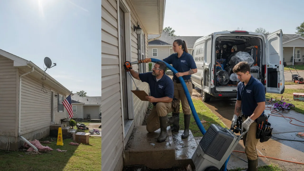 Ceiling Water Damage Restoration in Titusville, NJ near me